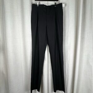 NEW! Stafford Travel Classic Fit Flat Front Black Dress Pants 36x39 Unhemmed‎